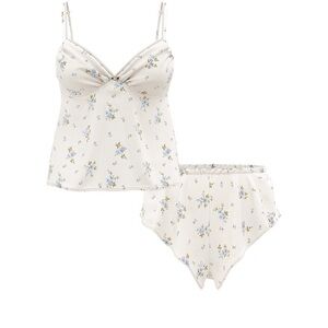 Victoria's Secret Wildflower Chiffon Cami Set